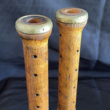 Wooden Decorative Bowl by Ron Ball and Two Wooden Candlesticks - thumbnail 14 of 14