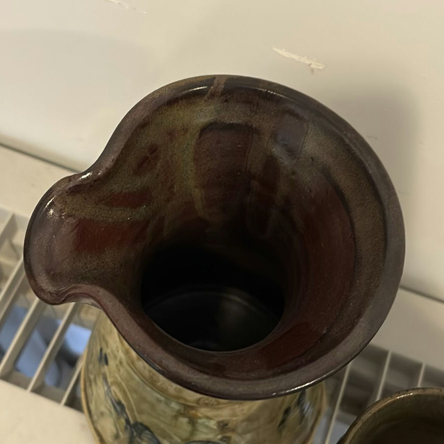 Studio Pottery Collection: Pitcher and Goblets - image 9 of 11