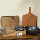 Pampered Chef Bar Pan, Crepe Pan, Cutting Board, Baking Sheet, and Frying Pan - thumbnail 1 of 12