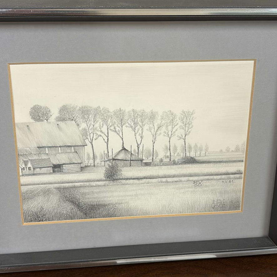 Three Framed Landscape and Tree Art Prints - image 6 of 13