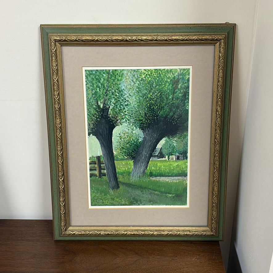 Three Framed Landscape and Tree Art Prints - image 12 of 13