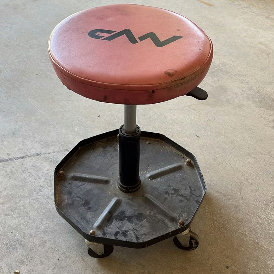 Rolling Shop Stool and Assorted Hand Tools - image 7 of 9