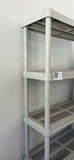 Two White Plastic Shelving Units - thumbnail 3 of 9