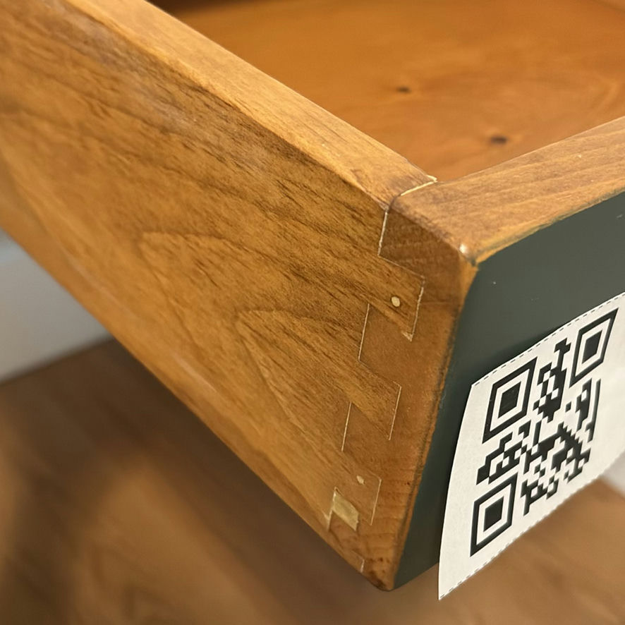 Wooden One-Drawer Side Table - image 4 of 8