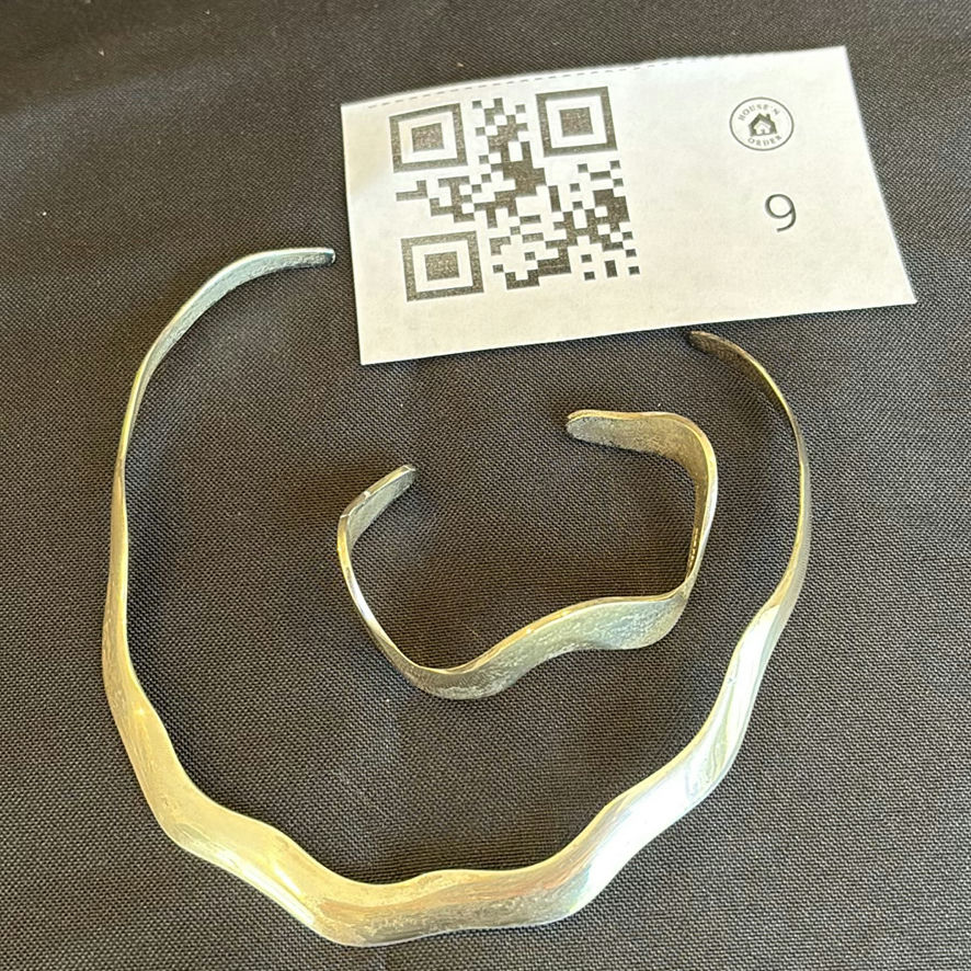 Sterling Silver Necklace and Bracelet - image 1 of 9