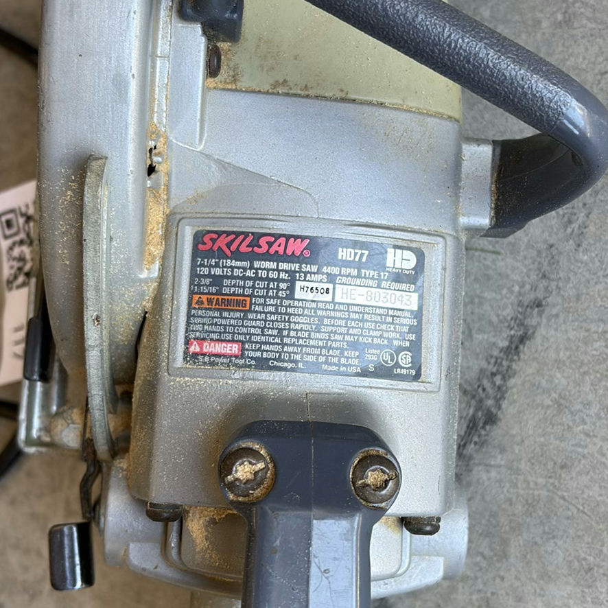 SKILSAW HD77 Worm Drive Circular Saw - image 4 of 9