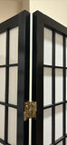 2 Black Folding Room Divider Screen - thumbnail 7 of 9