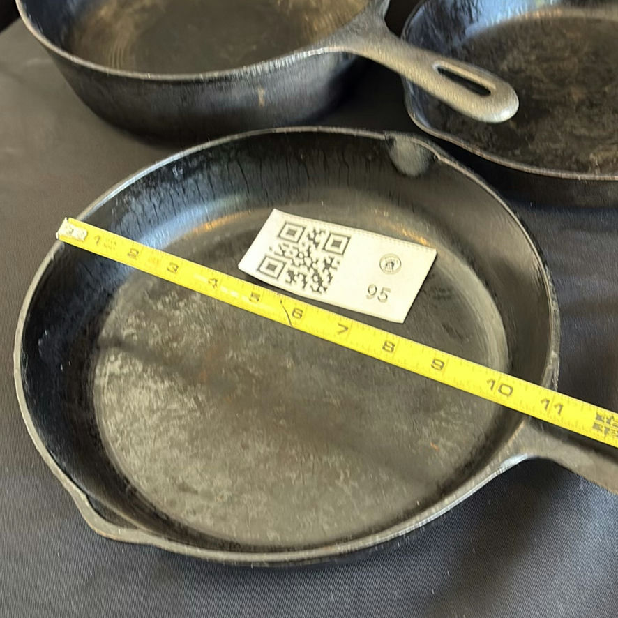 Three Cast Iron Skillets - image 3 of 12