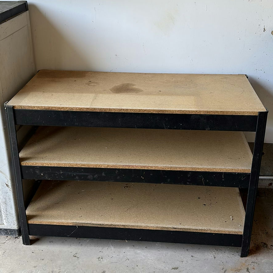 Three-Tier Storage Shelf & Plastic Storage Unit - image 2 of 10