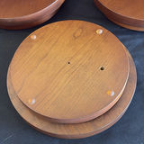 Set of Three Handctrafted Wooden Lazy Susans by Chris Vigliotti - thumbnail 4 of 6