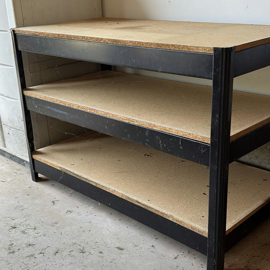 Three-Tier Storage Shelf & Plastic Storage Unit - image 4 of 10