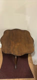 Wood Pedestal Side Table - thumbnail 8 of 9