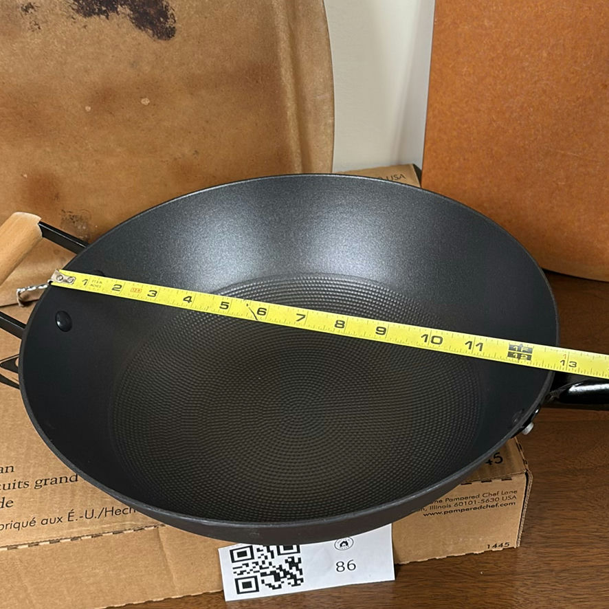 Pampered Chef Bar Pan, Crepe Pan, Cutting Board, Baking Sheet, and Frying Pan - image 7 of 12