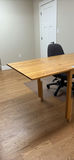 Wooden Drop-Leaf Table & Office Chair - thumbnail 2 of 11