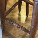 Pair of Wooden Bar Stools - thumbnail 6 of 9