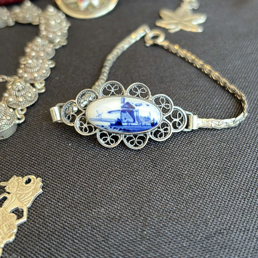 Vintage Sterling and Costume Jewelry Assortment - image 2 of 23