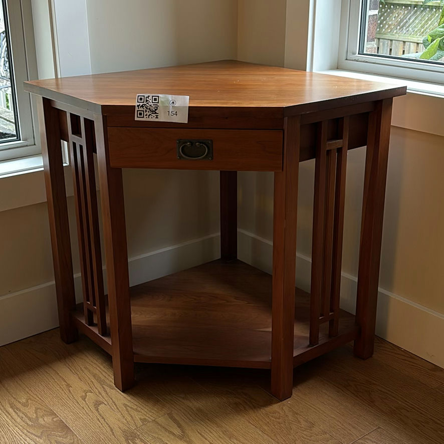Handcrafted Corner Table by Chris Vigliotti - image 1 of 10