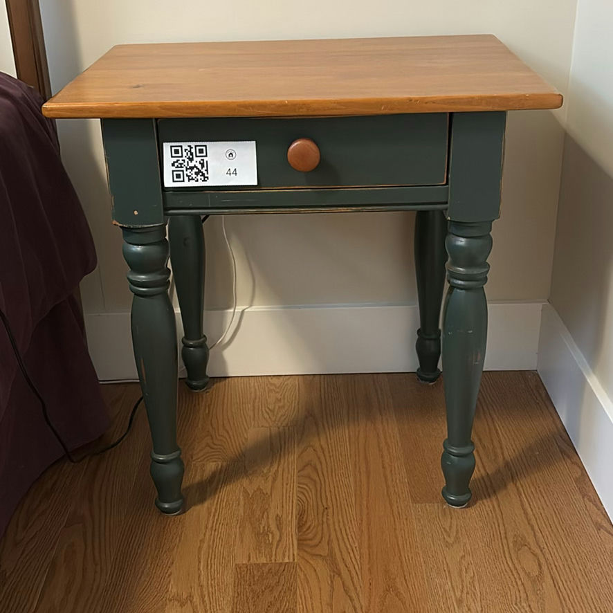 Wooden One-Drawer Side Table - image 1 of 8