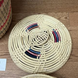 Woven Basket and Lidded Coiled Basket - thumbnail 3 of 10