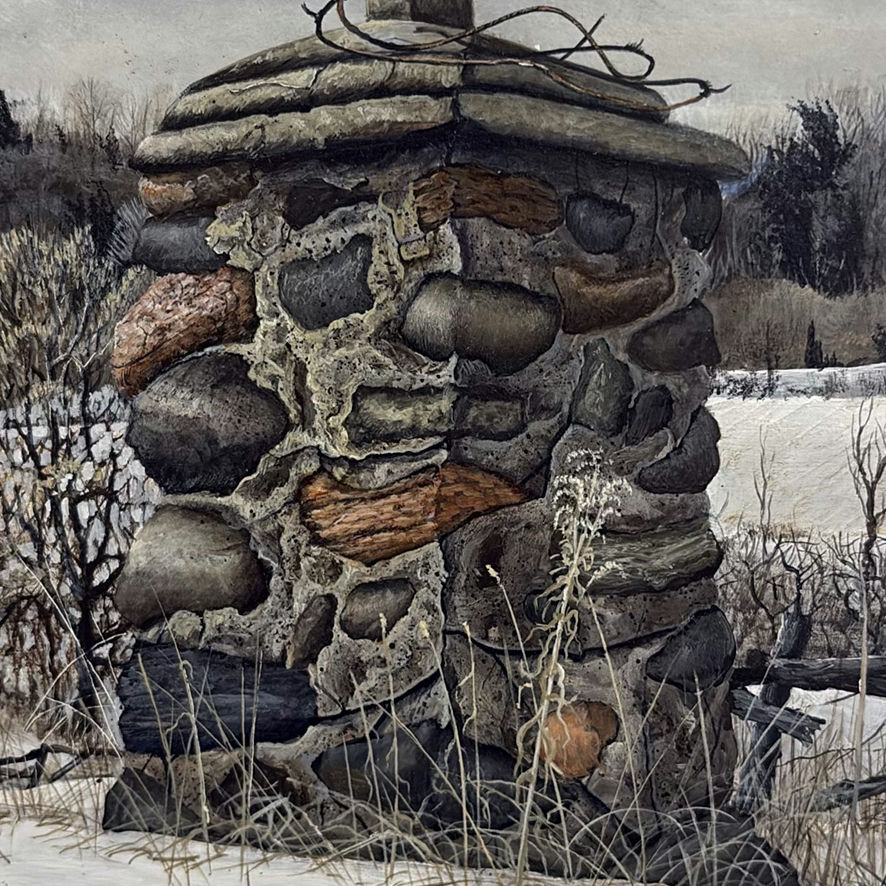 ORIGINAL ART Winter Landscape by David Fewster - image 7 of 10
