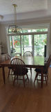 Wood Dining Table with 6 Chairs and 2 Leaves - thumbnail 2 of 13