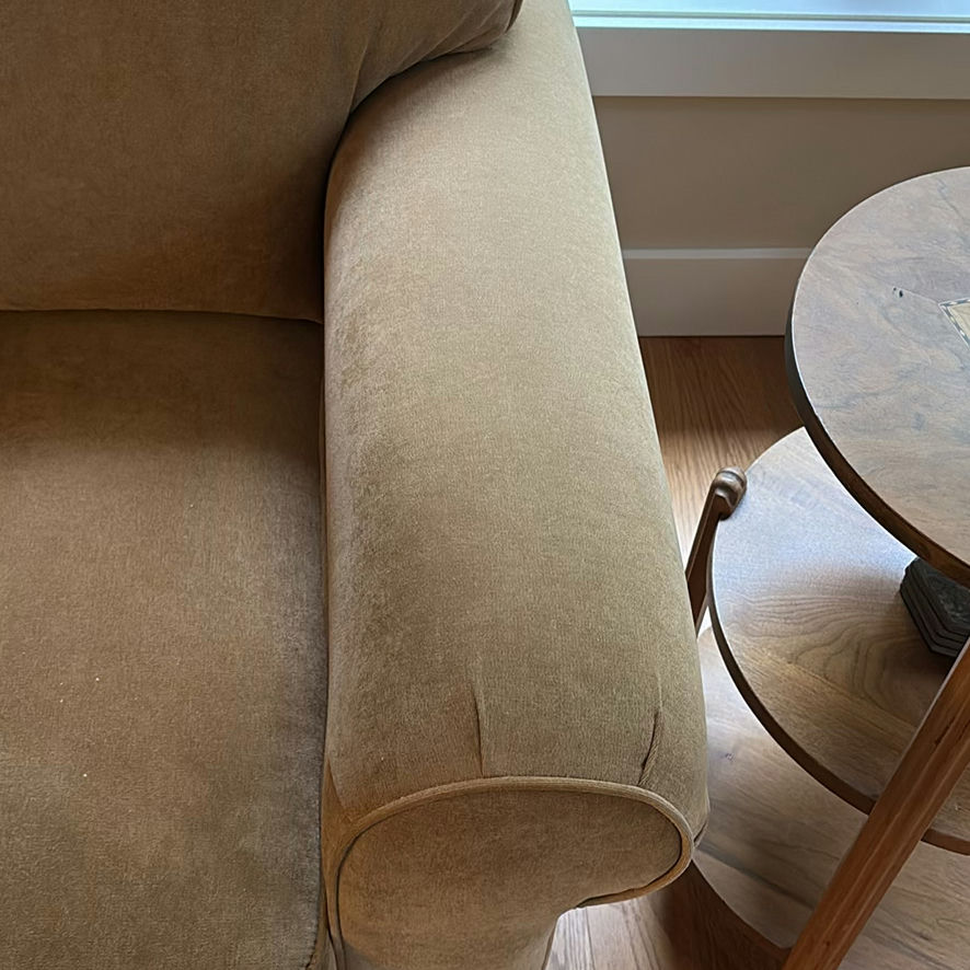Beige Loveseat - image 7 of 12