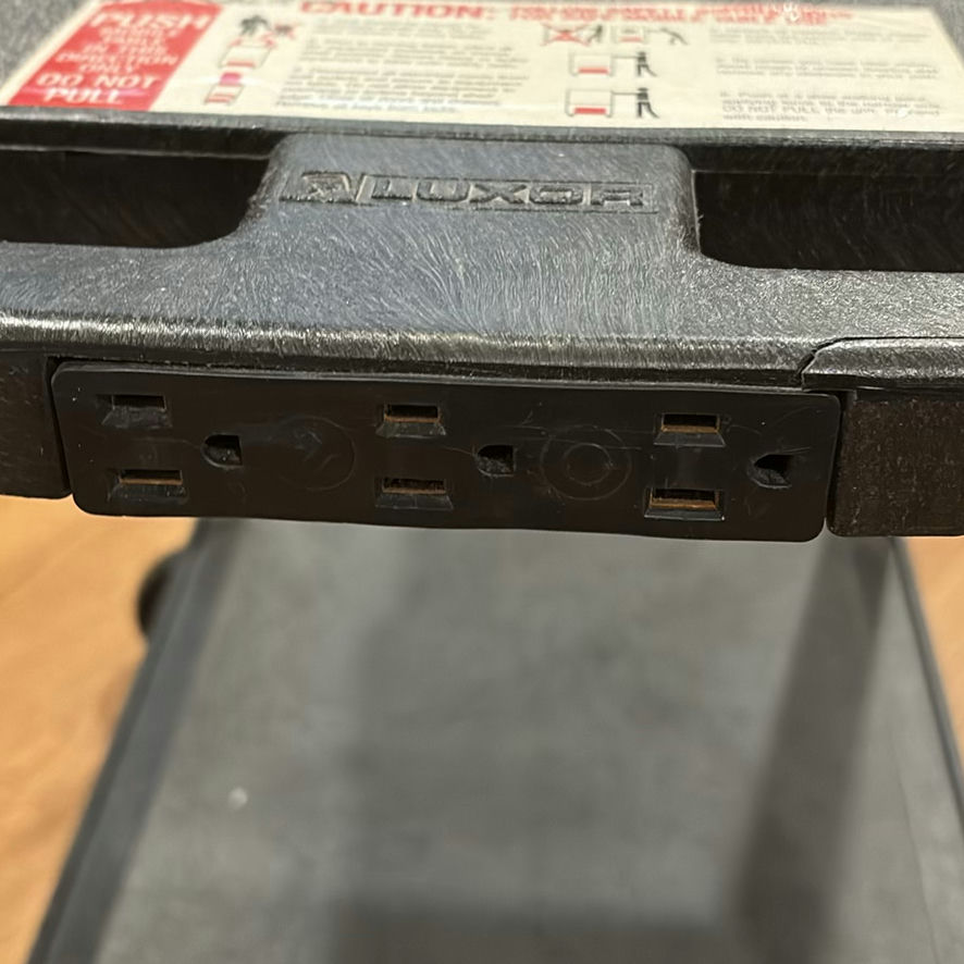 Luxor Rolling Utility Cart with Power Outlets - image 4 of 9