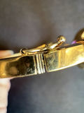 14K Gold Bangle Bracelet with Amethyst - thumbnail 6 of 8