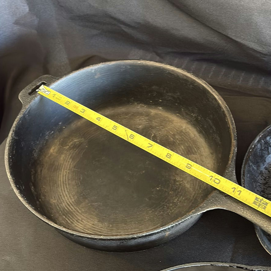 Three Cast Iron Skillets - image 4 of 12