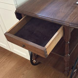 Wooden Drop-Leaf Tea Cart - thumbnail 6 of 11