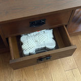 Wood Coffee Table with Drawers and Shelving - thumbnail 9 of 12