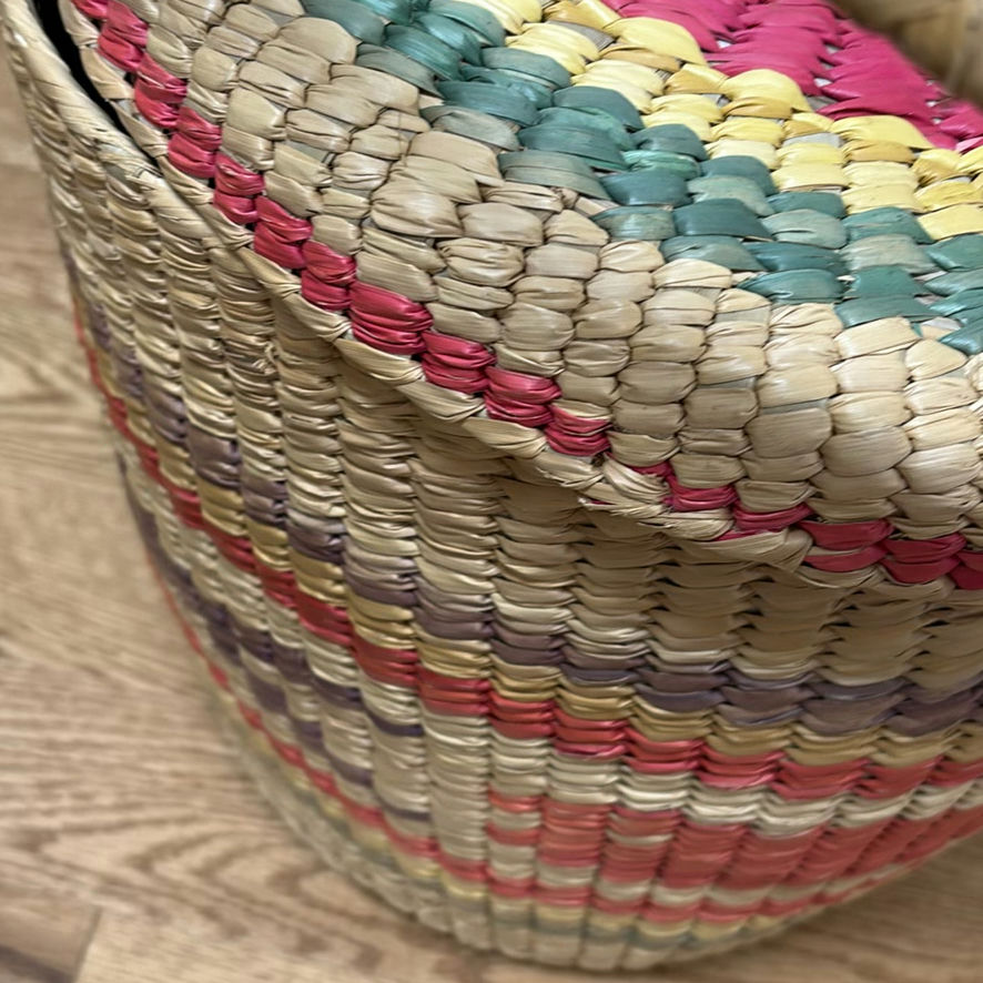 Woven Basket and Lidded Coiled Basket - image 8 of 10