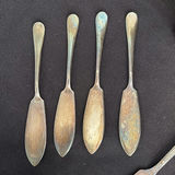 Assorted Silverplate Flatware and Serving Pieces with Spoon Set in Case - thumbnail 4 of 19