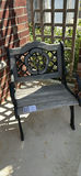 2 Outdoor Wooden and Cast Iron Garden Bench - thumbnail 1 of 8