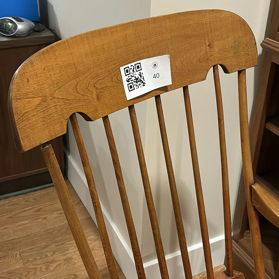 Vintage Wooden Rocking Chair - image 5 of 14