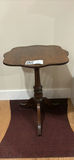 Wood Pedestal Side Table - thumbnail 1 of 9