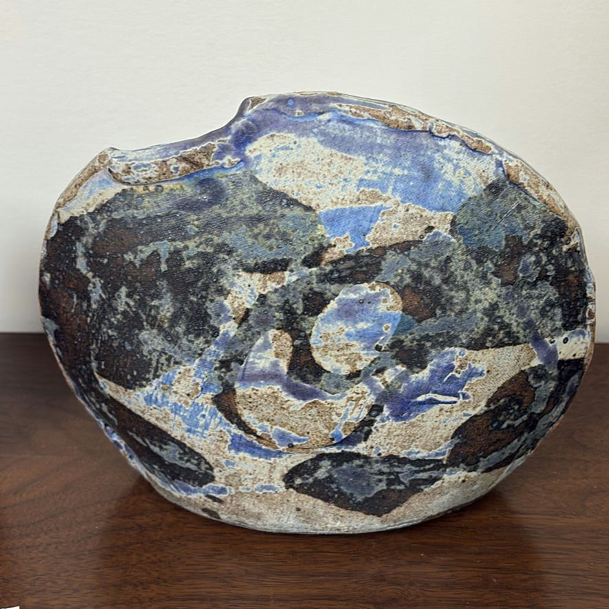 Two Fish Motif Ceramic Mugs and Abstract Pottery Vase - image 6 of 13