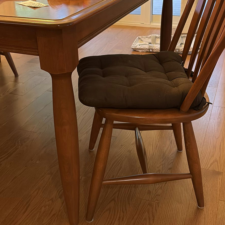 Wood Dining Table with 6 Chairs and 2 Leaves - image 12 of 13
