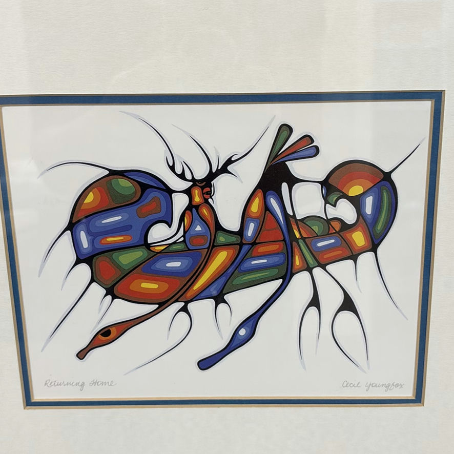 Framed Cecil Youngfox "Returning Home" Print - image 4 of 7