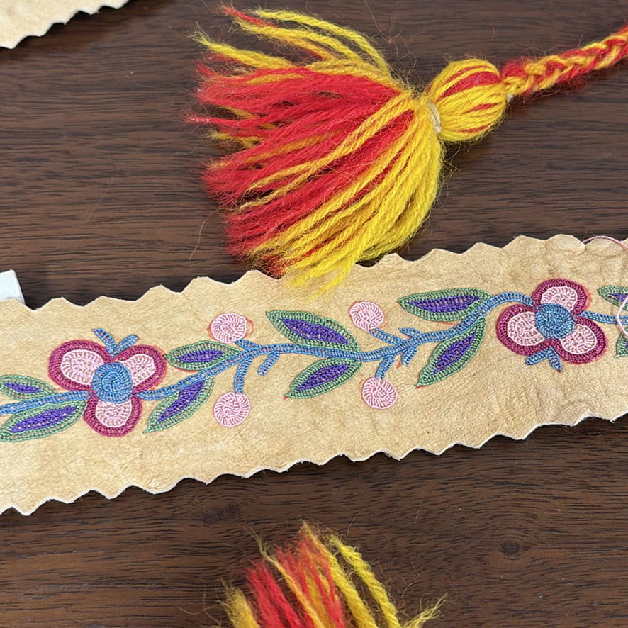Indigenous Beaded & Fur Mitts, Satchel and First Nations Graphic Sweatshirts - image 18 of 20