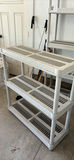Two White Plastic Shelving Units - thumbnail 7 of 9