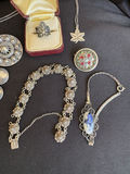 Vintage Sterling and Costume Jewelry Assortment - thumbnail 15 of 23