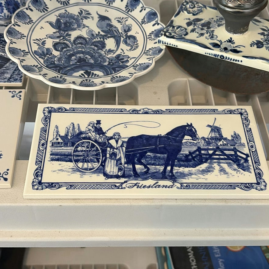 Antique Delft Stamp & Dutch Delft Style Ceramic Decor & Tiles - image 2 of 16