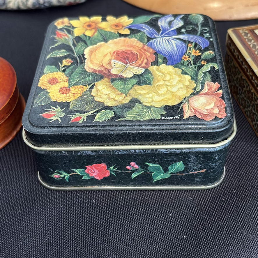 Assorted Decorative Boxes, Wooden Bowl, and Small Accessories - image 11 of 12