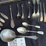 Assorted Silverplate Flatware and Serving Pieces with Spoon Set in Case - thumbnail 7 of 19