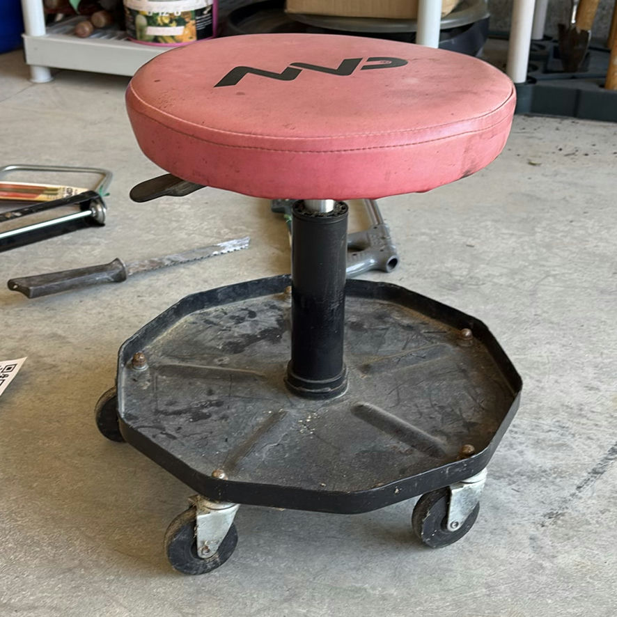 Rolling Shop Stool and Assorted Hand Tools - image 9 of 9