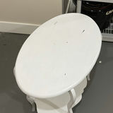 White Oval Accent Table - thumbnail 3 of 8