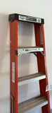 Industrial Lite 8-Foot Fiberglass Step Ladder - thumbnail 4 of 5