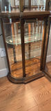 Wood and Glass Curio Display Cabinet - thumbnail 8 of 9