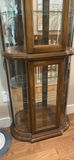 Wood and Glass Curio Display Cabinet - thumbnail 3 of 9